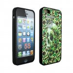 Wholesale Apple iPhone 5 5S Design Case (Camouflage Skull)